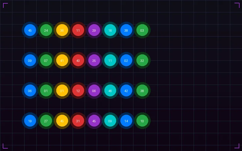 加拿大28游戏多彩号码球特写