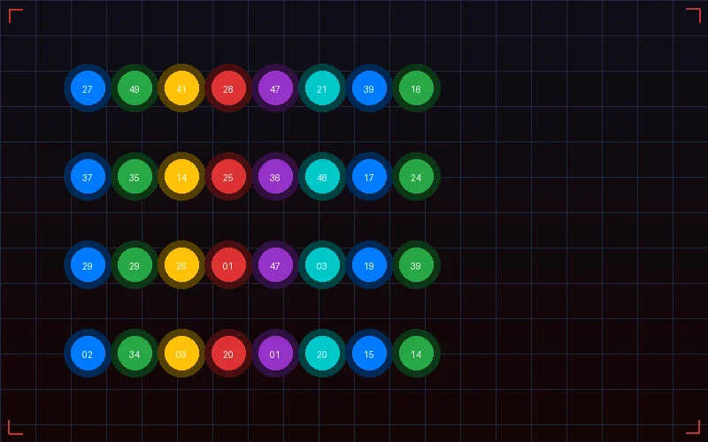 特写镜头下的澳门六合彩号码球